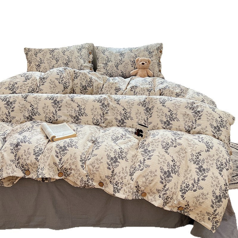 Premium Floral Patterned Duvet Cover Set