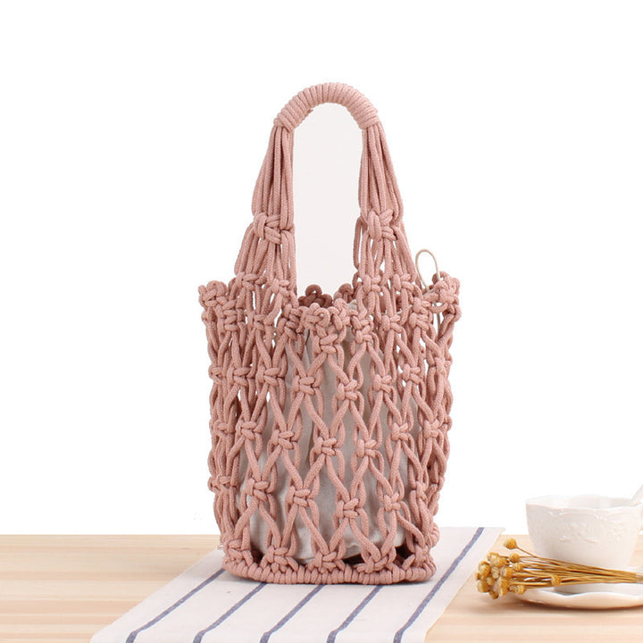Hand-knotted net bag Bowlift