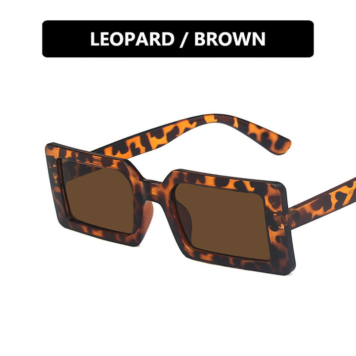 Women's square sunglasses with modern, wide frame and protective UV filter Bowlift