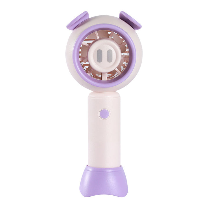 Women's Portable Mini Hand Fan with Animal Design Bowlift