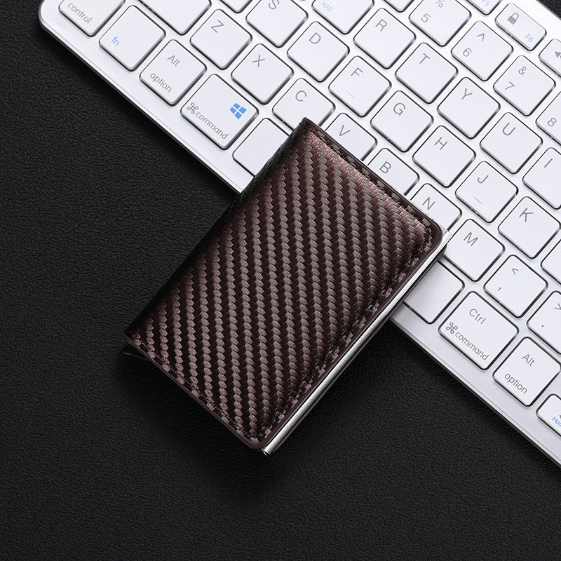 Premium Leather Business Card Holder Bowlift