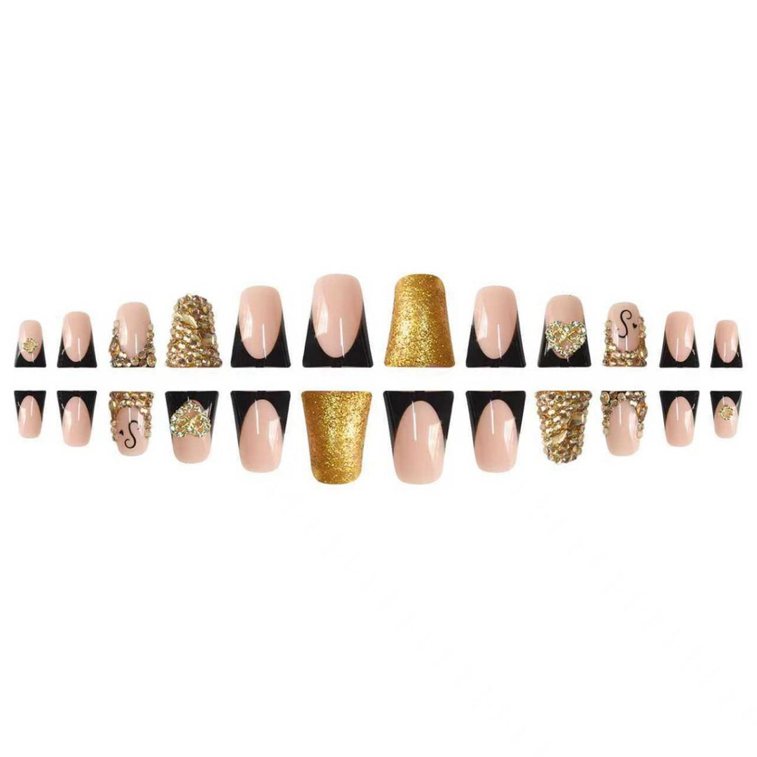 Luxury Rhinestone Nail Enhancements Bowlift