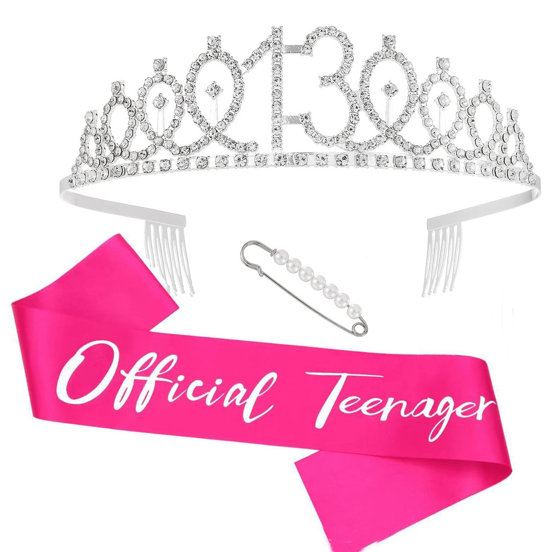 Ladies Glittering Crown with Swarovski Stones Bowlift