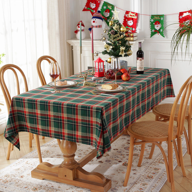 Classic Plaid Tablecloth