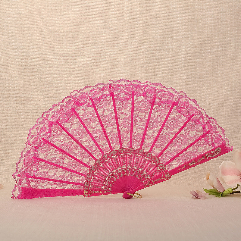 Ladies lace hand fan Bowlift