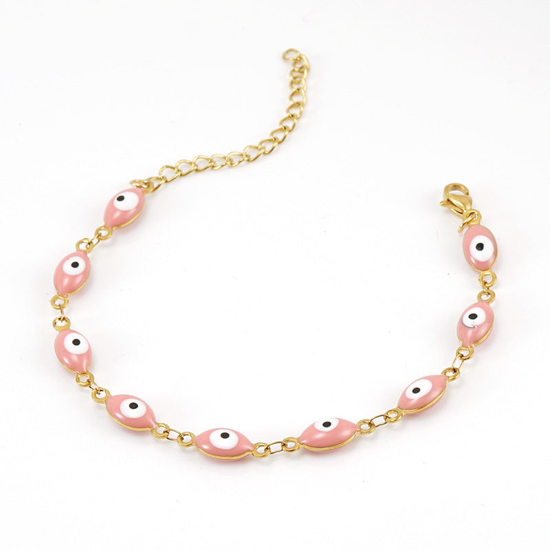 Colorful Evil Eye Bracelet Bowlift
