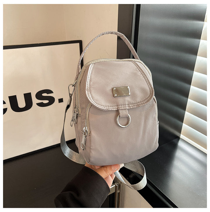 Compact Multi-Pocket Mini Backpack