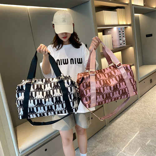 Charming Graphic Travel Duffle Bowlift