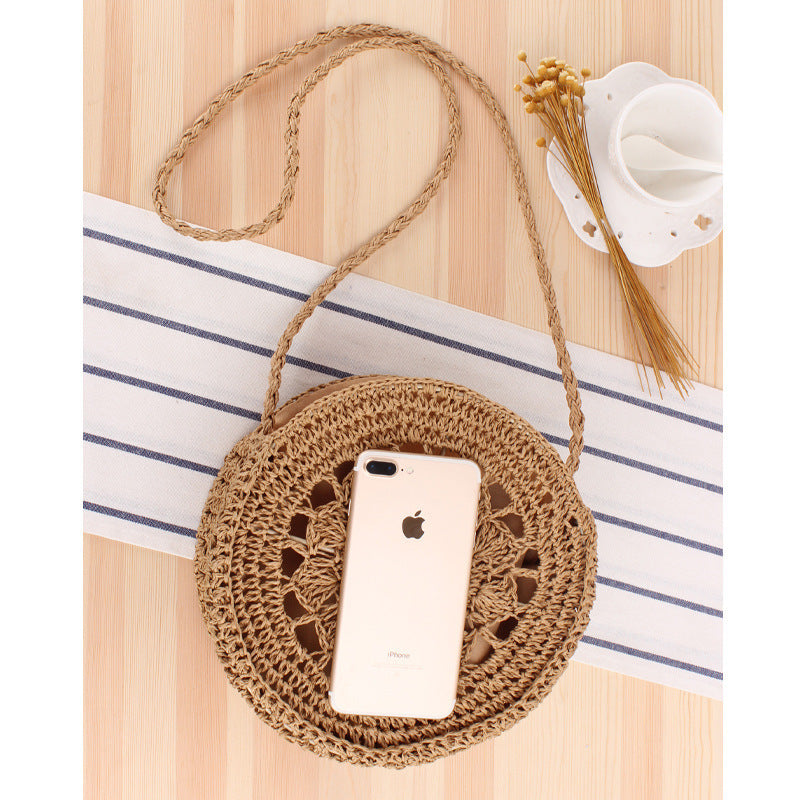Round Macrame Shoulder Bag Bowlift