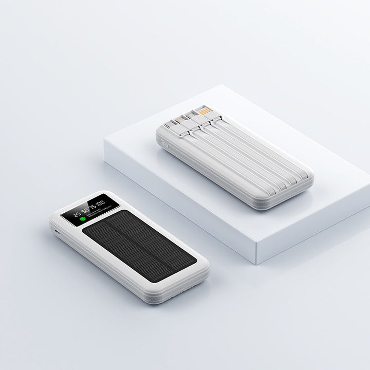 Solar Powerbank with Integrated Digital Display Bowlift
