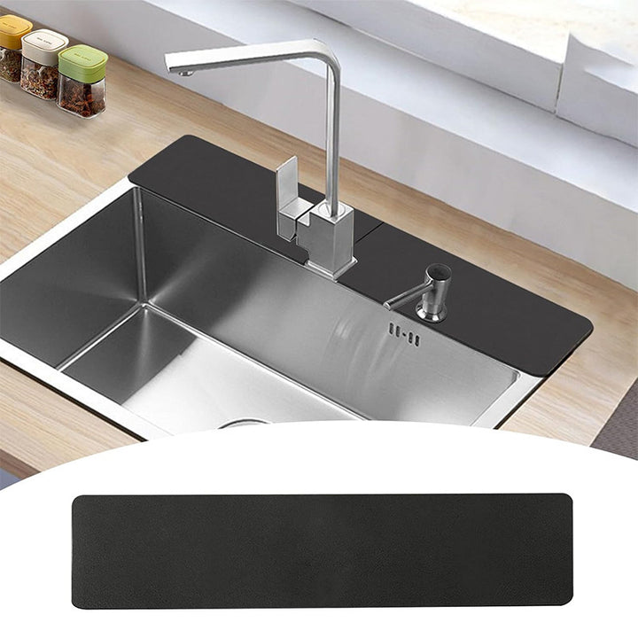Kitchen Faucet Mat with Anti-Slip Base Bowlift