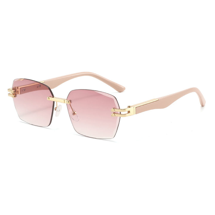 Men's Elegant Square Sunglasses with Wooden Temples Bowlift