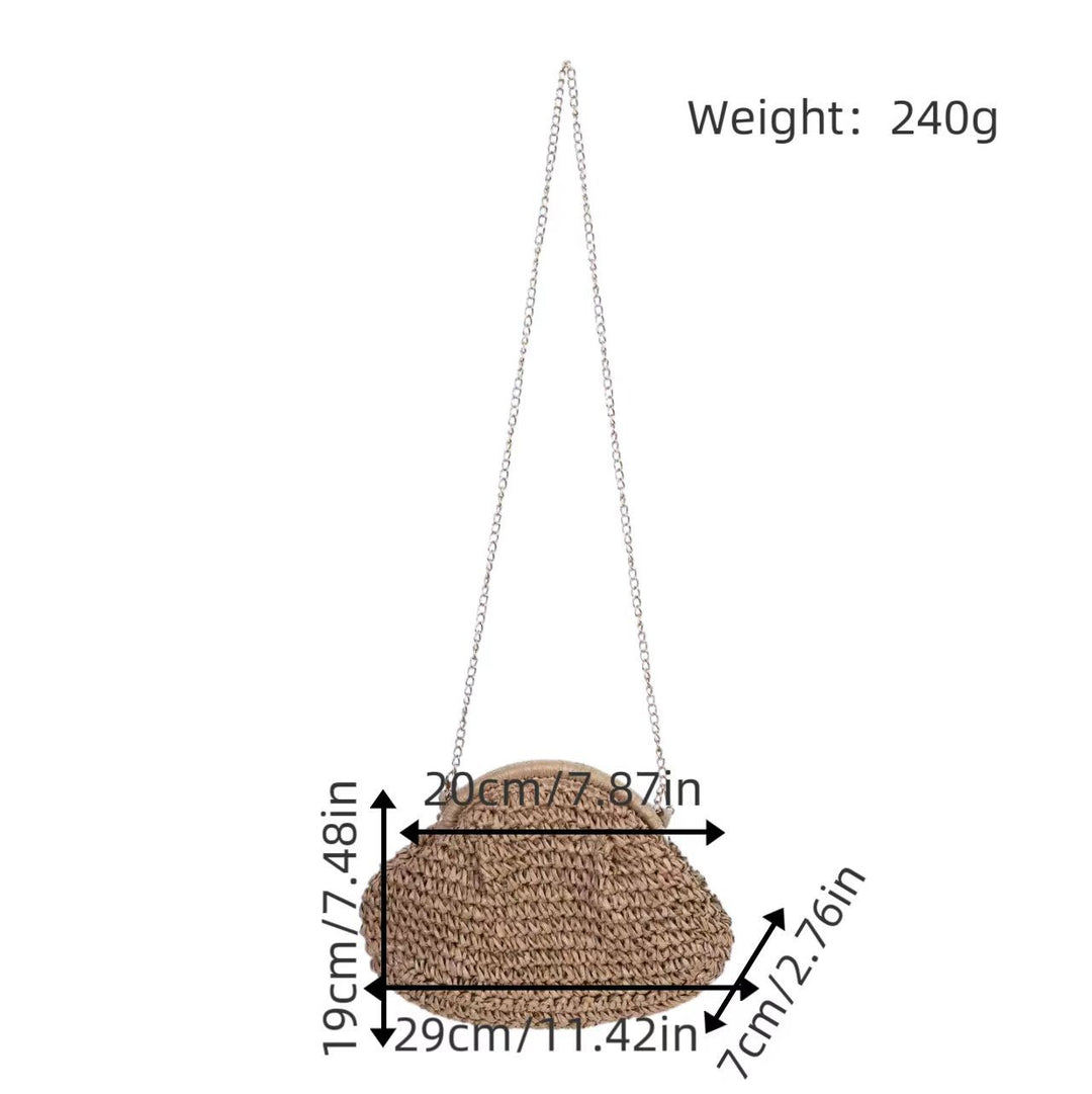 Handcrafted Shoulder Bag Made from Natural Materials Bowlift