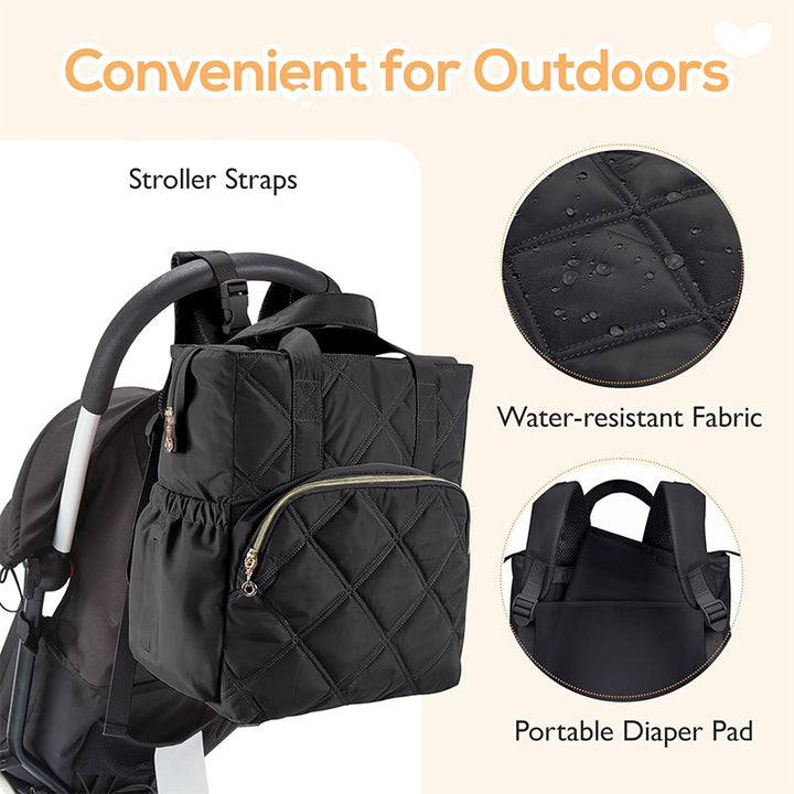 Padded backpack with versatile compartments Bowlift