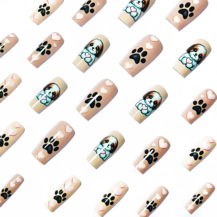 Playful Pet-Themed 3D Nail Art Bowlift