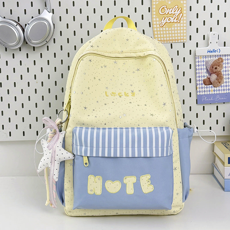 Playful Star Print Backpack