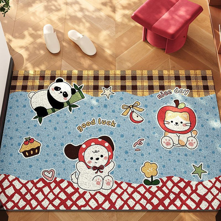 Children's Playful Cartoon Area Mat