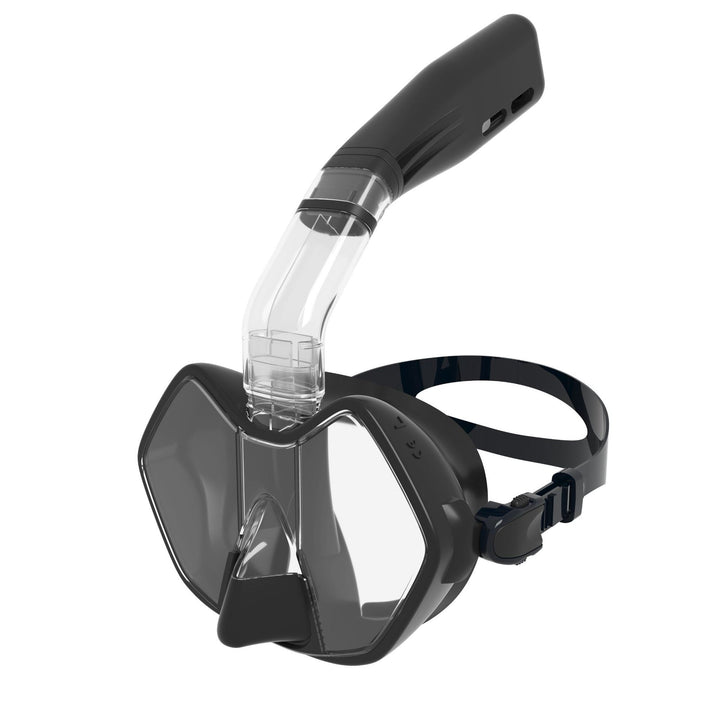 Snorkel mask with innovative anti-fog system Bowlift