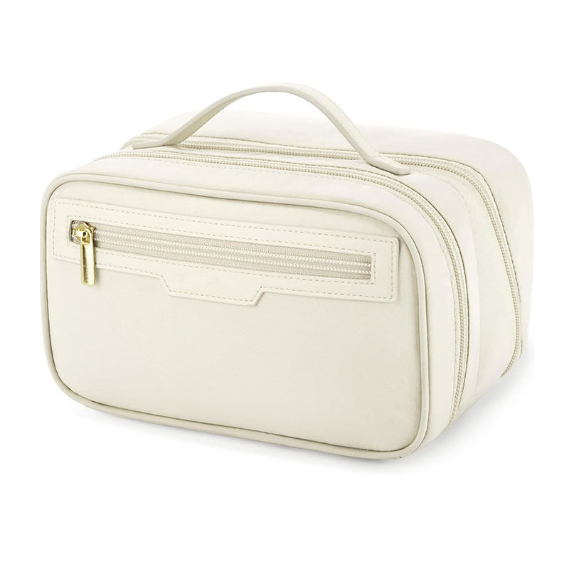 Cosmetic organizer with multiple compartments and removable interior compartment Bowlift