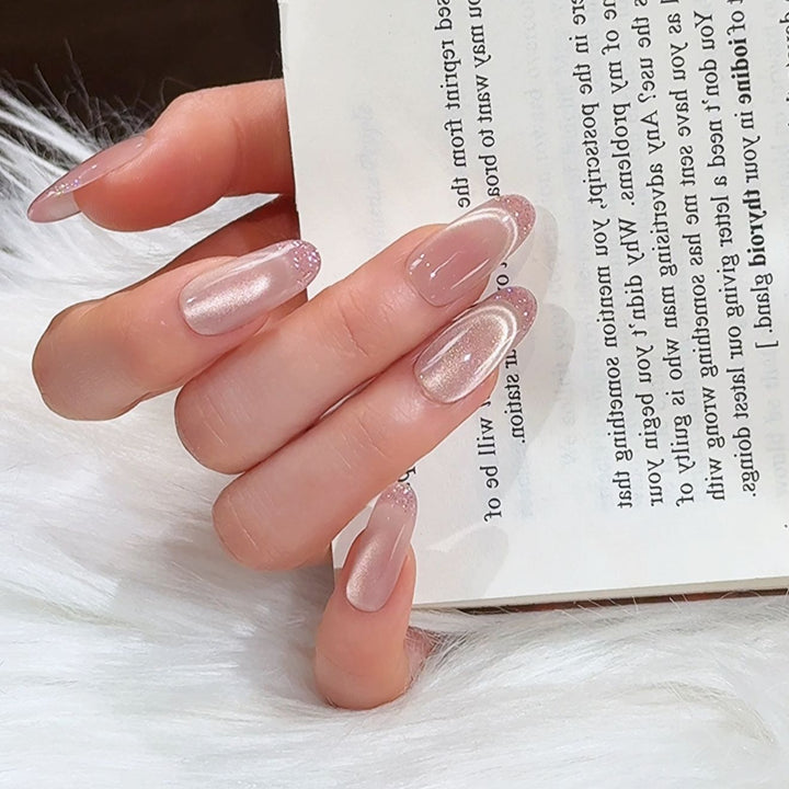Elegant Gradient Press-On Nails Bowlift