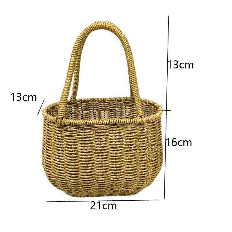 Handwoven Decorative Basket Bowlift