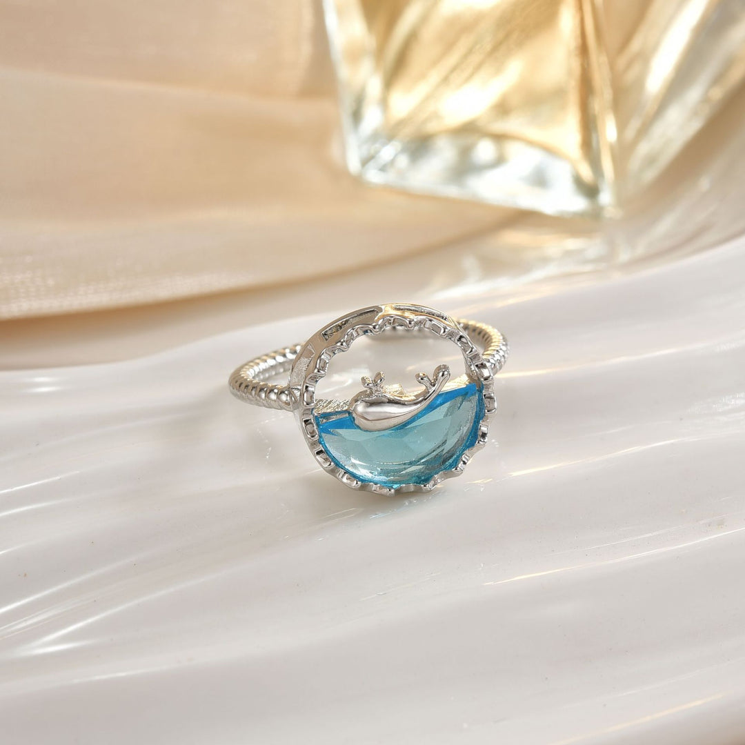 Double-Band Heart Halo Ring With Pavé Accents