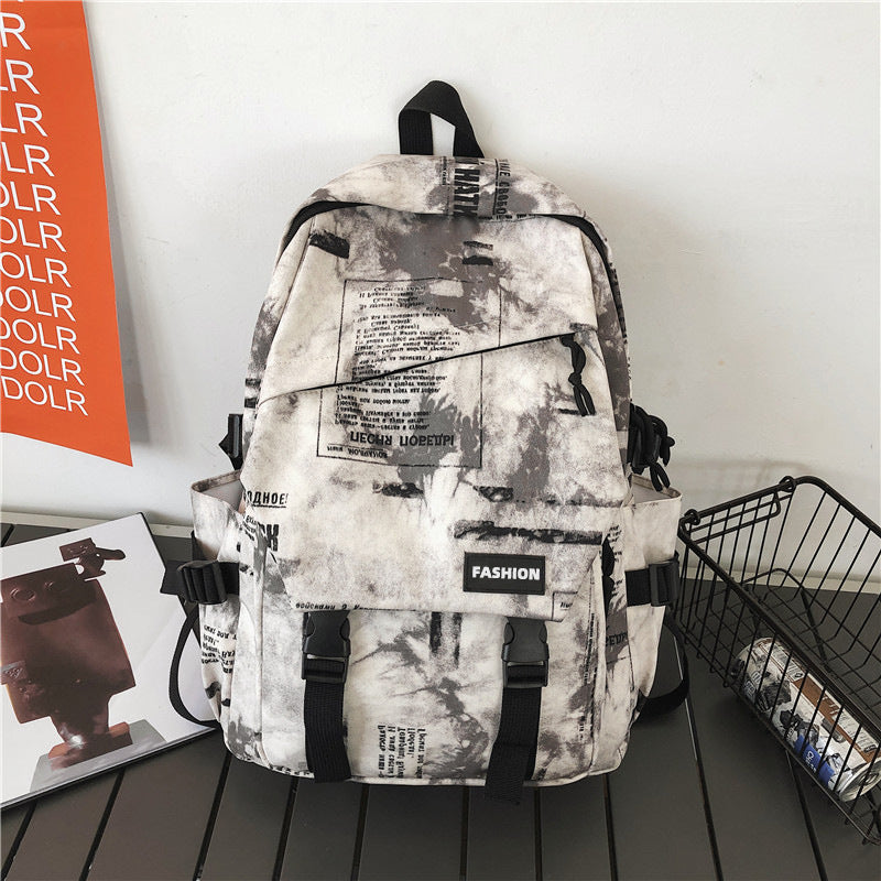 Urban Graphic Print Backpack Bowlift