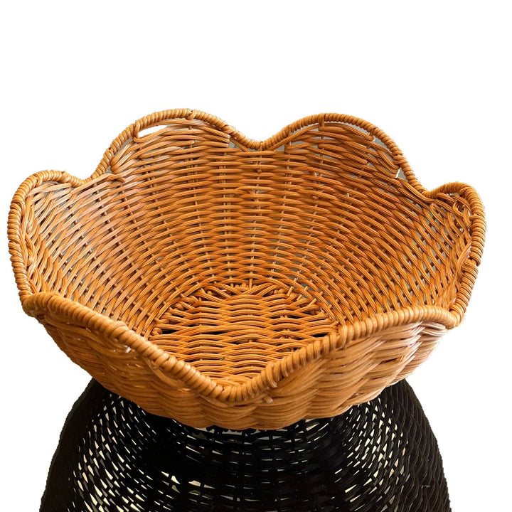 Ladies Decorative Basket in Flower Shape Bowlift