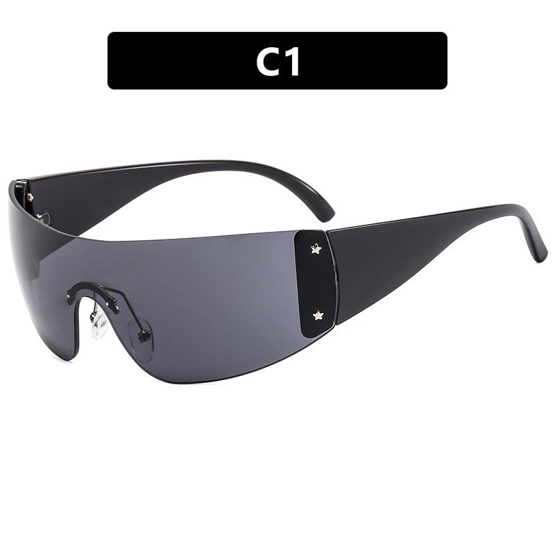 Women's futuristic sport sunglasses Bowlift