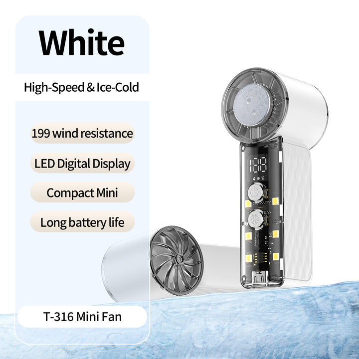 Unisex High-Performance Rechargeable Desktop Fan Bowlift