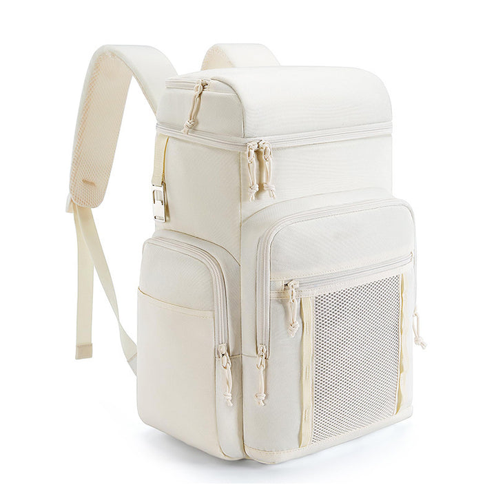 Women's multifunctional insulated cool and diaper backpack with large main compartment and organizer Bowlift