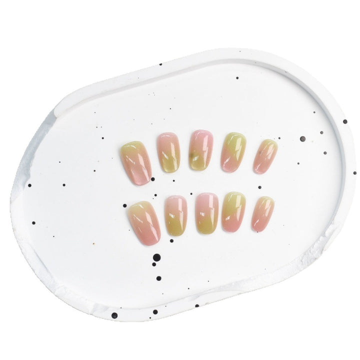 Ombré Glitter Press-On Nail Set Bowlift