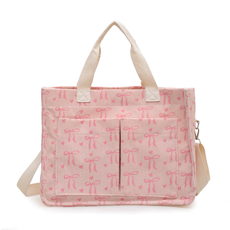WoPatterned Canvas Tote Bag Bowlift