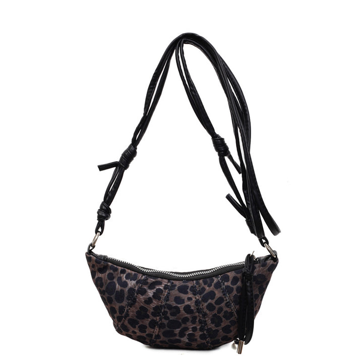 Casual Leopard Print Hobo Bag Bowlift