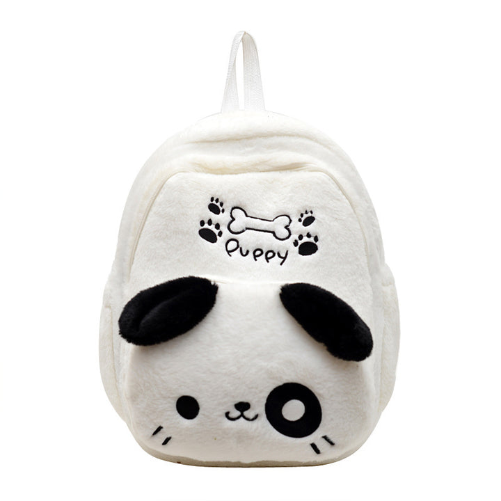 Plush Backpack in Cute Dog Design Bowlift