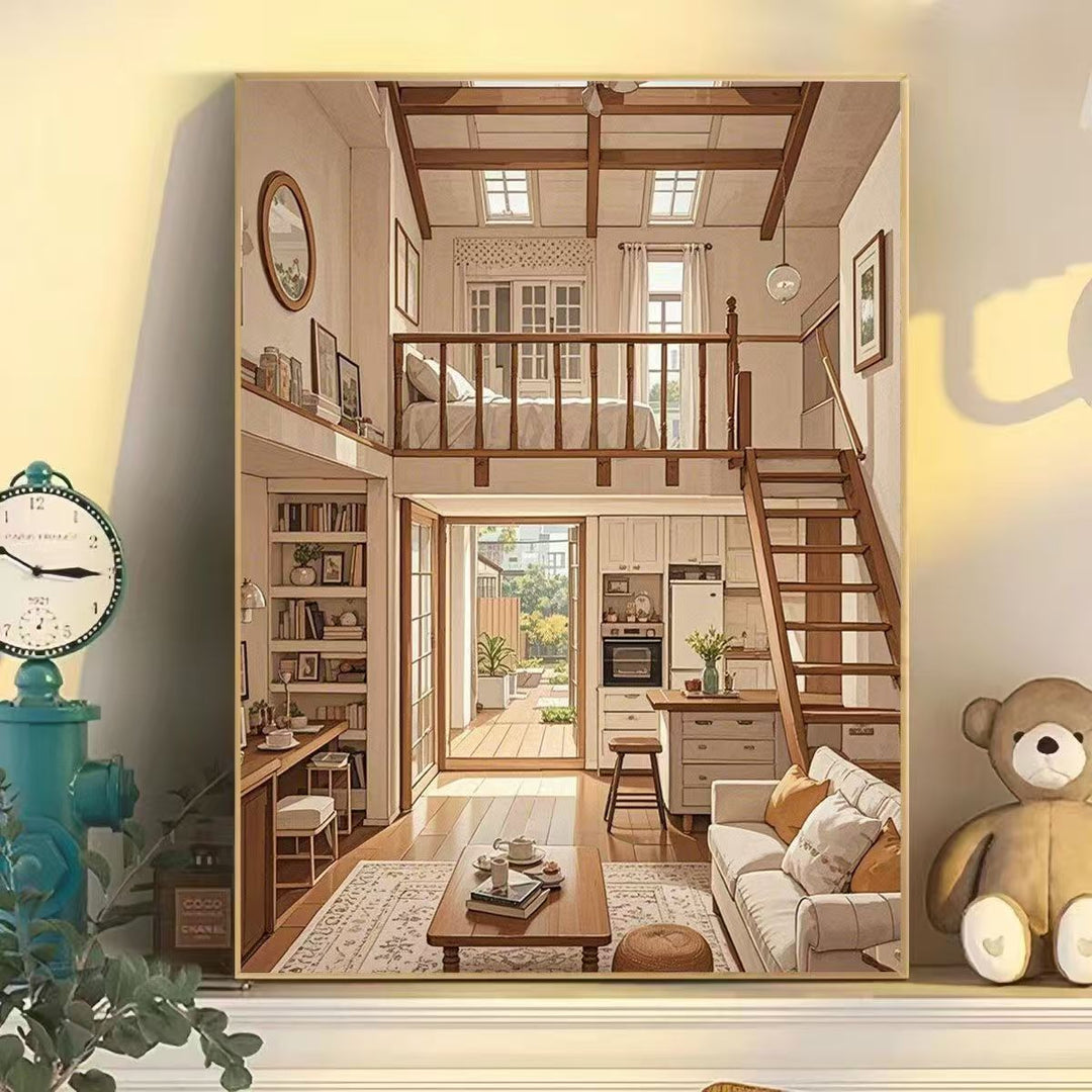 Scenic Street View Wall Art Bowlift