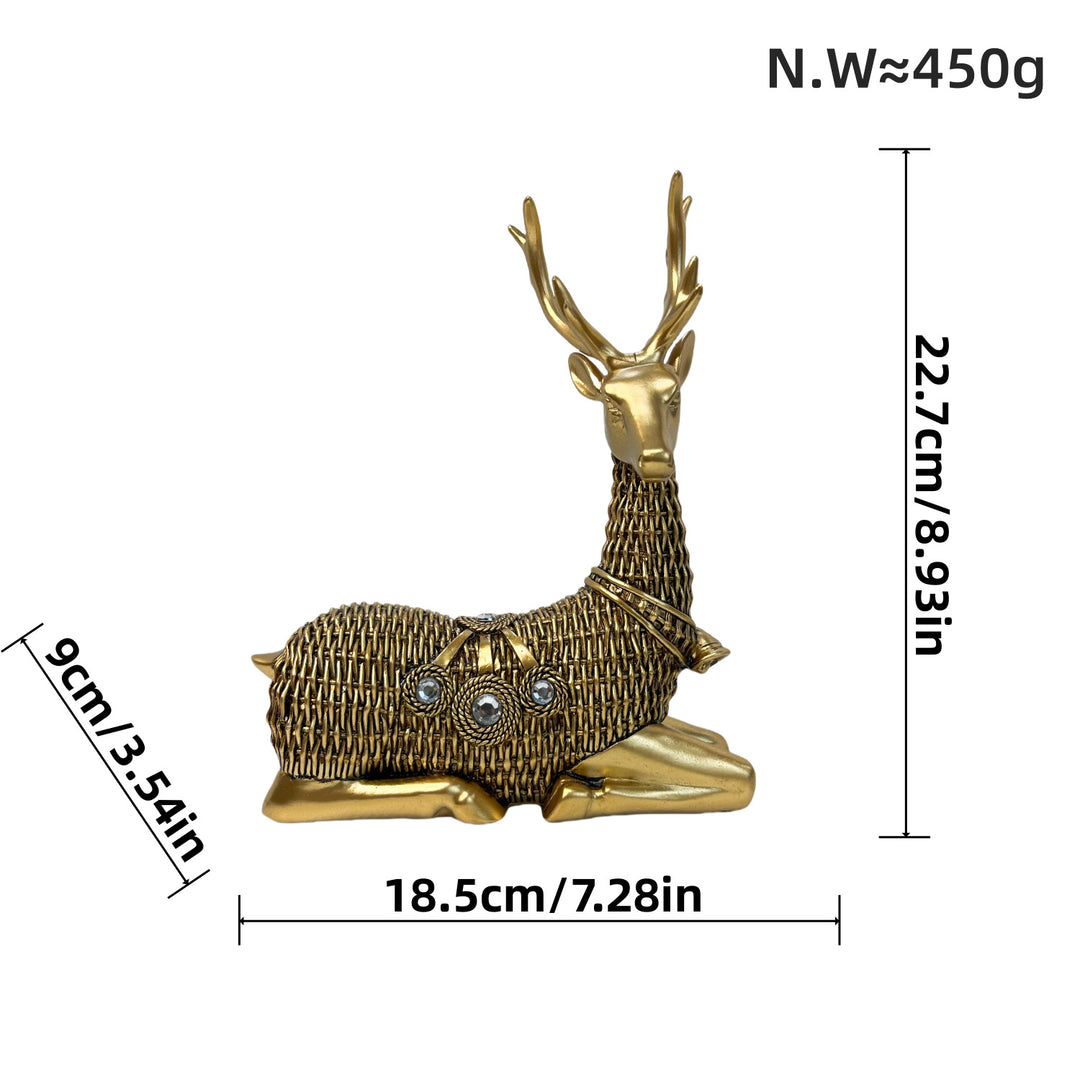 Decorative deer figure with glitter details Bowlift