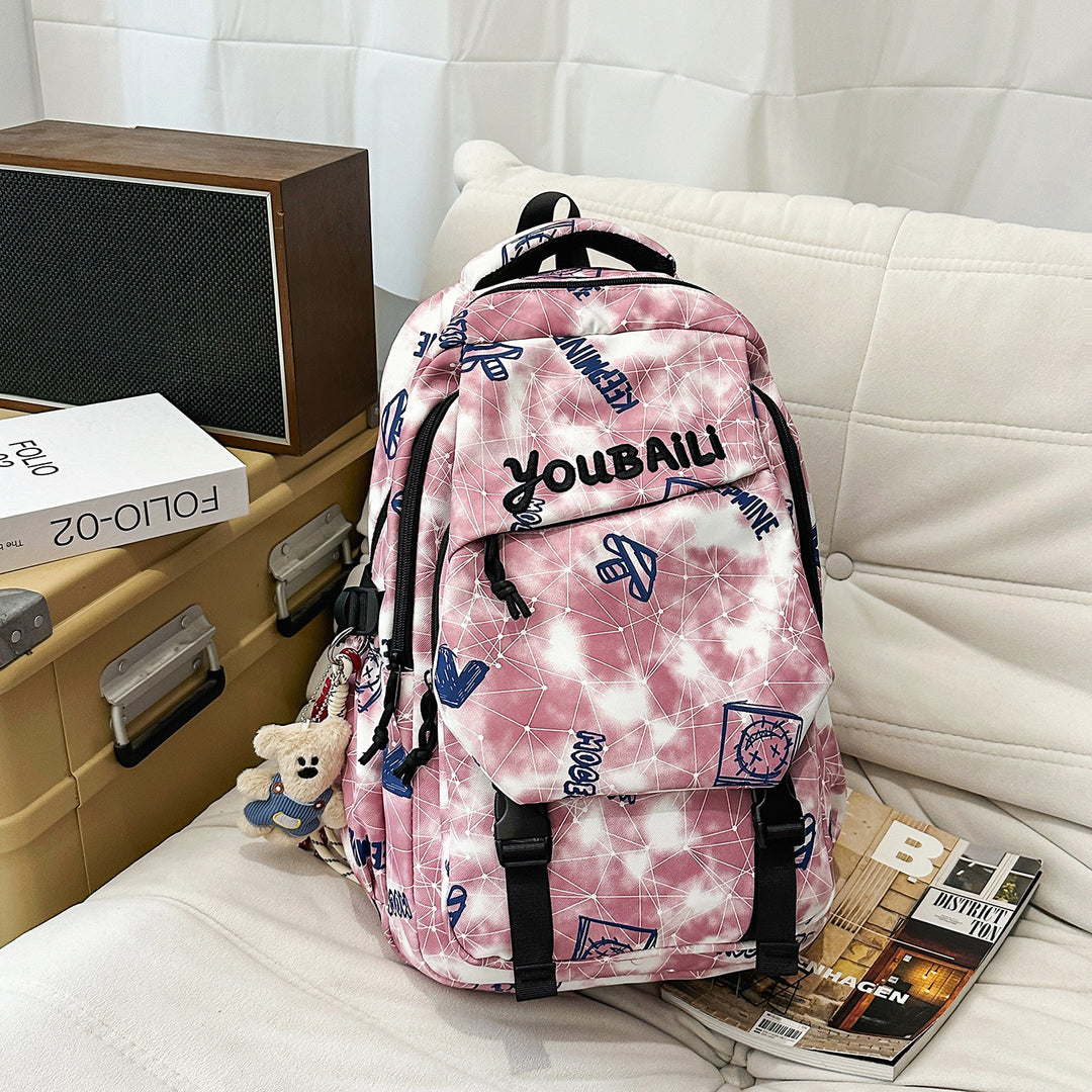 Graphic Print Casual Backpack Bowlift 1791204766