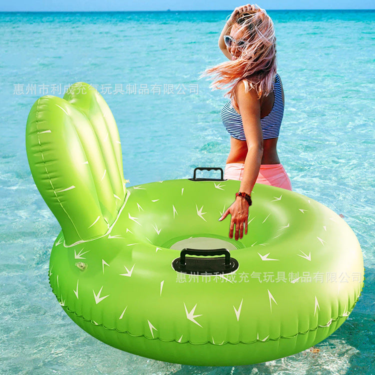 Unisex Inflatable Relax Lounger with Comfortable Backrest Bowlift