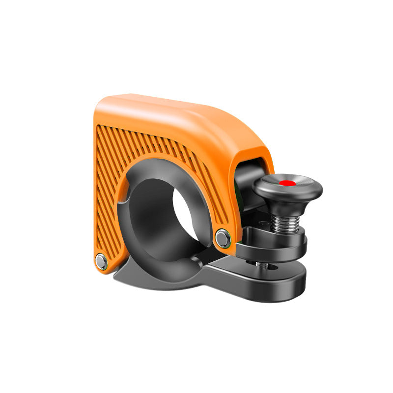 compact handlebar bell clamp with quick release knob Bowlift