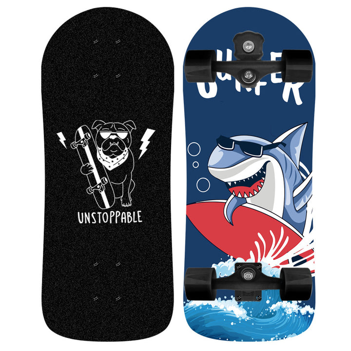 Unicorn-Themed Graphic Skateboard Bowlift