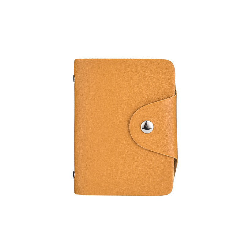 Compact Leather Cardholder Wallet Bowlift