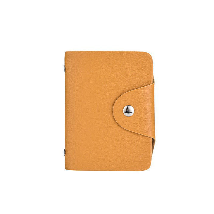 Compact Leather Cardholder Wallet Bowlift