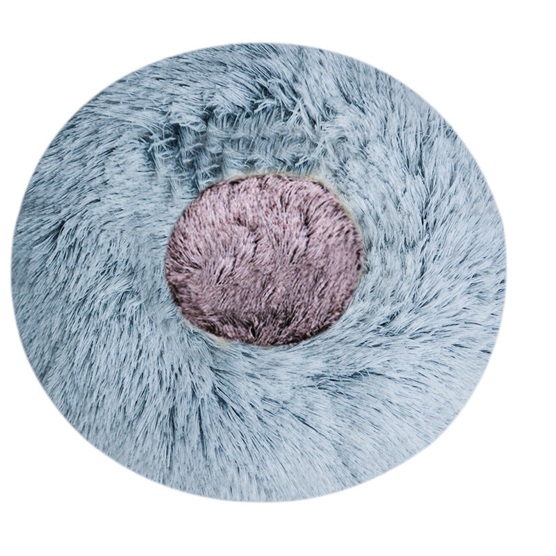 Round Plush Sleeping Bed  Dog Bed