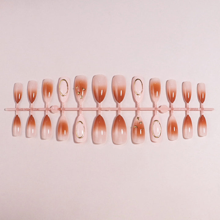 DIY Elegant Press-On Nail Art Set Bowlift