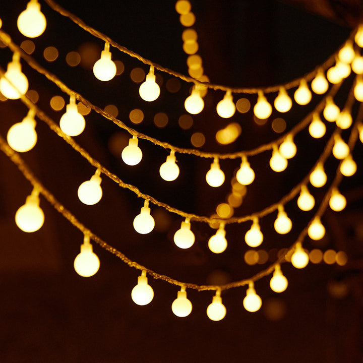 Decorative Snowflake LED String Lights Battery Powered Indoor Outdoor Fairy Bowlift