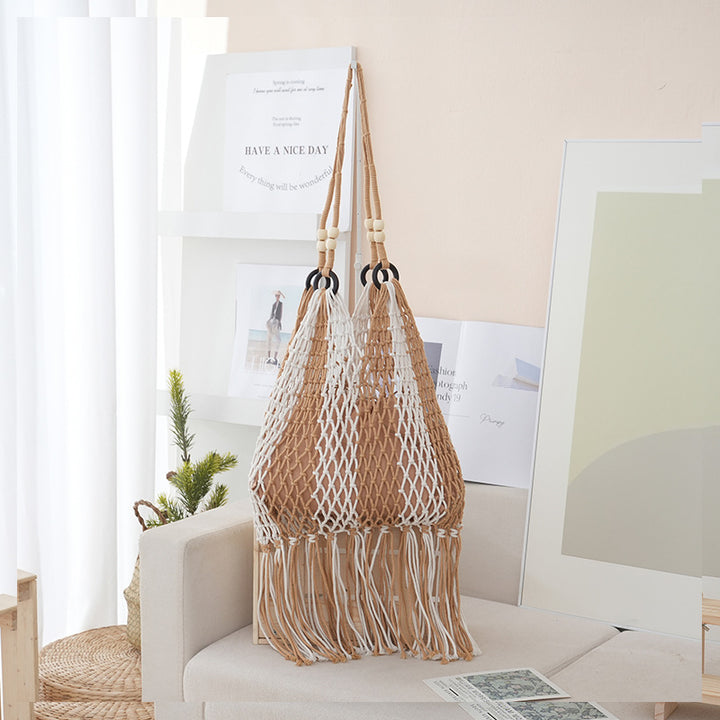 Handcrafted Macrame Tote Bag Bowlift