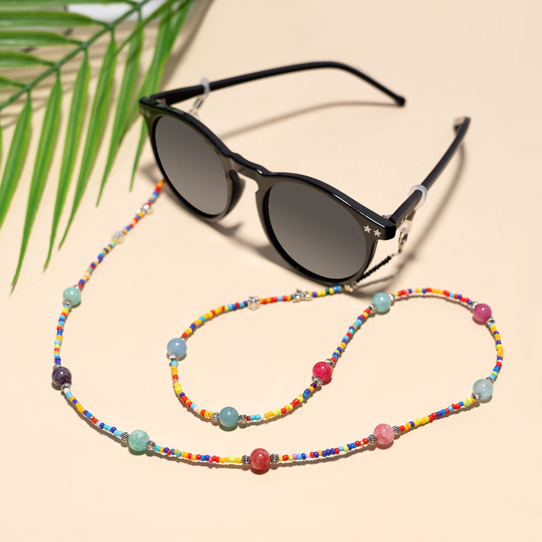 Colorful Beaded Eyewear Chain Bowlift