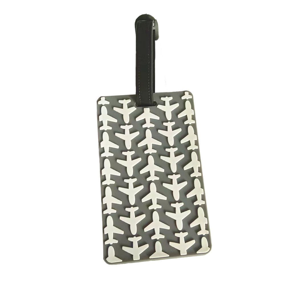 Unisex luggage tag in modern airplane design Bowlift