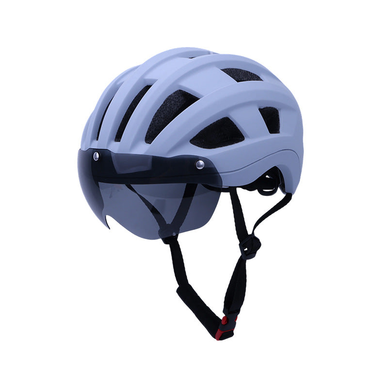 WoAerodynamic Bicycle Helmet with Integrated Visor Bowlift